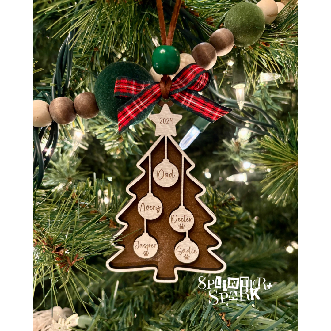Family Tree - Personalized Ornament