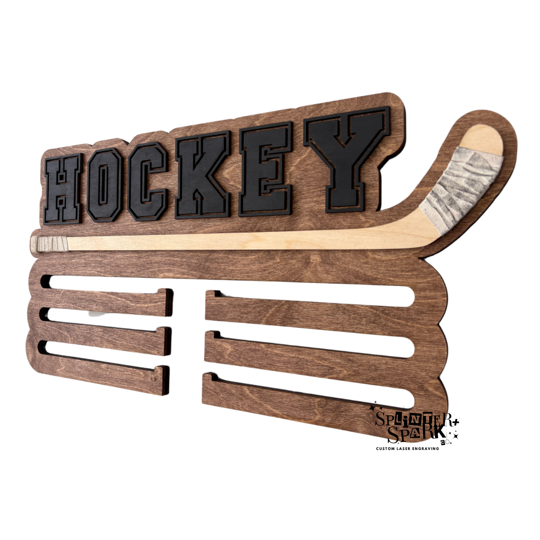 Hockey Metal Display Sign