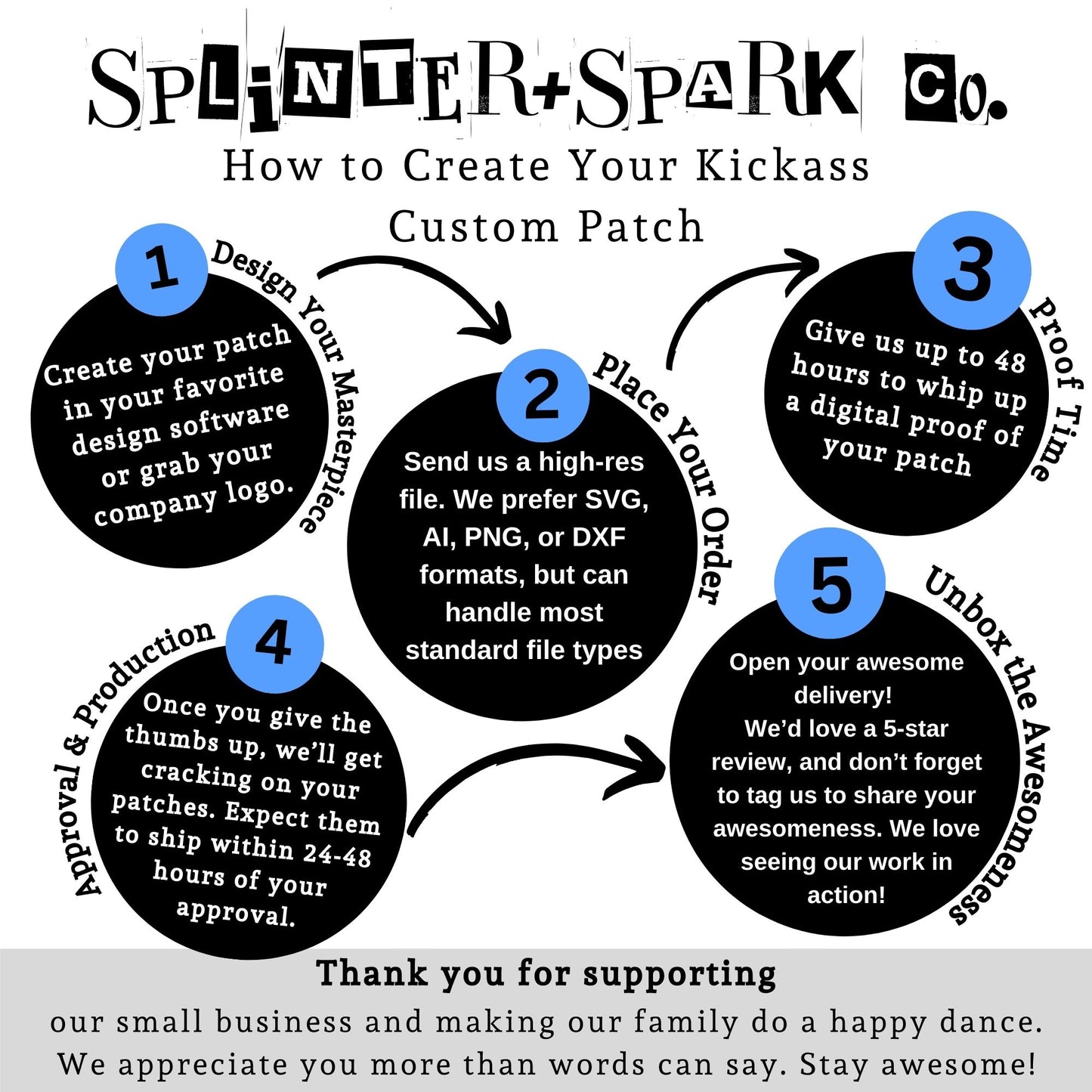 Custom Engraved Leatherette Patch