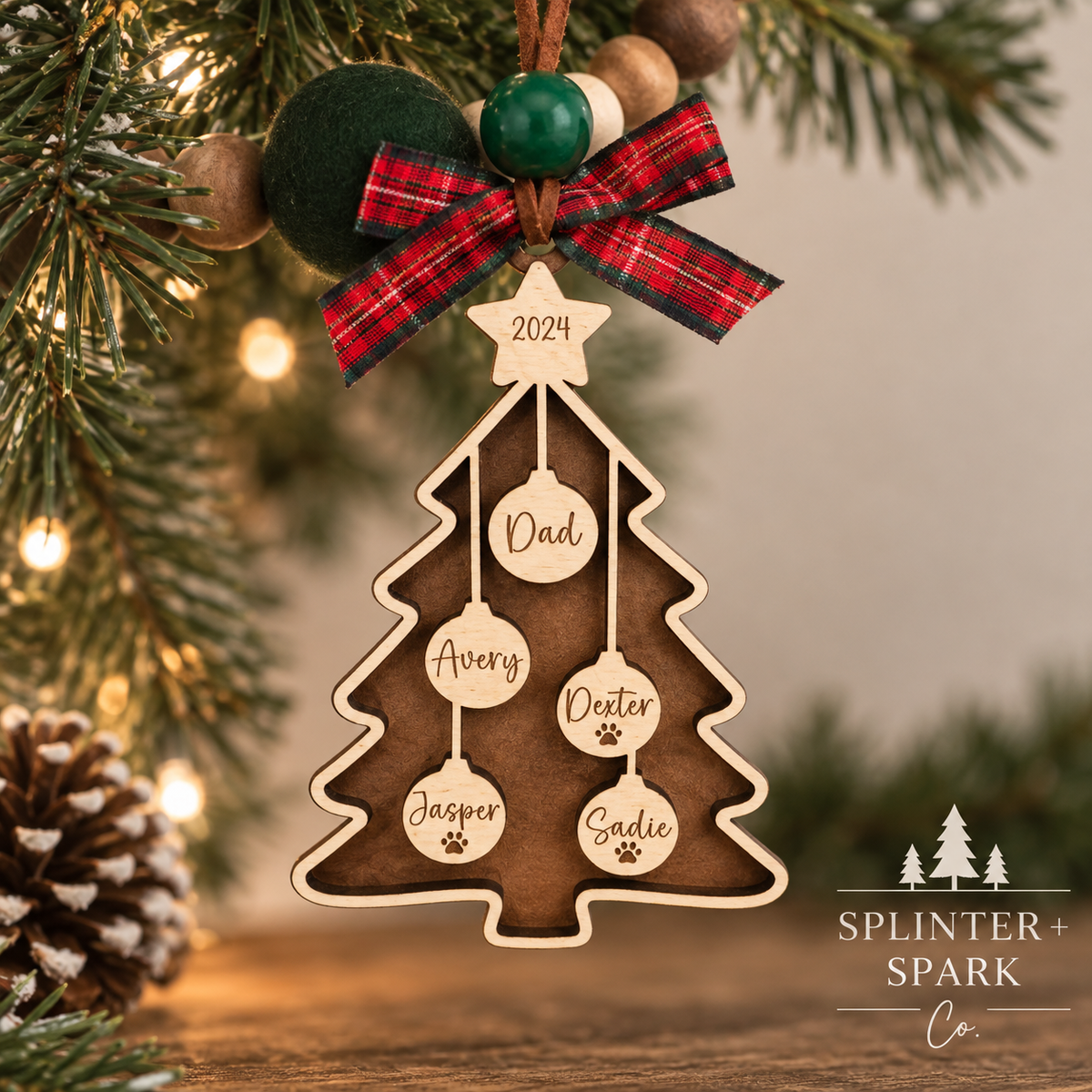 Family Tree - Personalized Ornament
