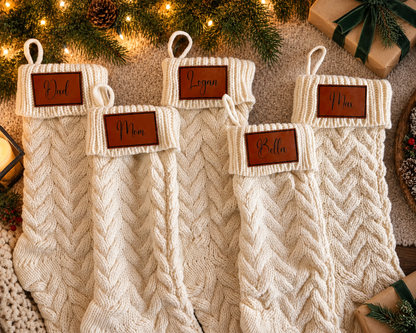 Personalized Knitted Christmas Stocking