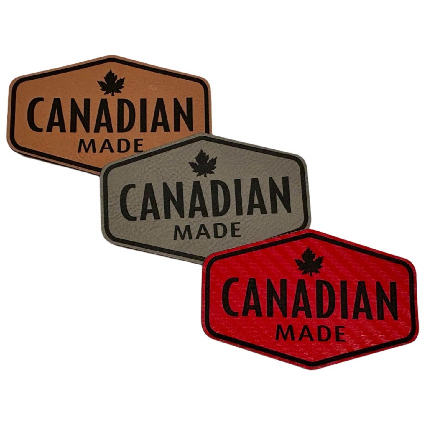 Custom Engraved Leatherette Patch