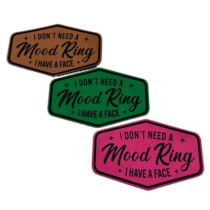 Custom Engraved Leatherette Patch