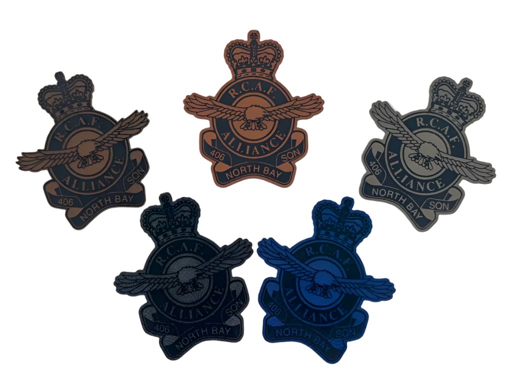 Custom Engraved Leatherette Patch