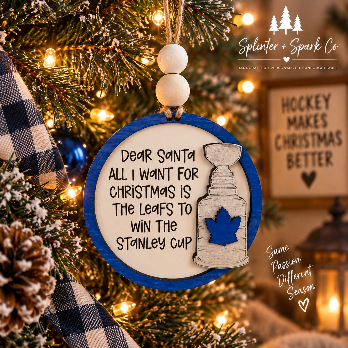 Stanley Cup for the Leafs - Tree Ornament