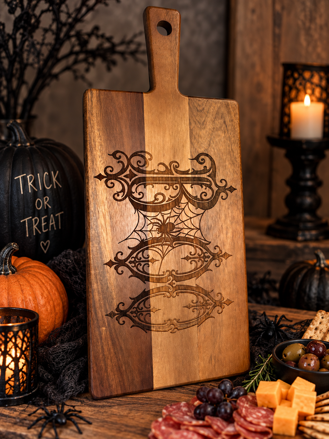 Halloween Engraved Cutting Board - Personalized