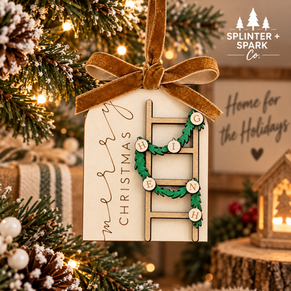 Our Crew - Personalized Ladder Family Ornament