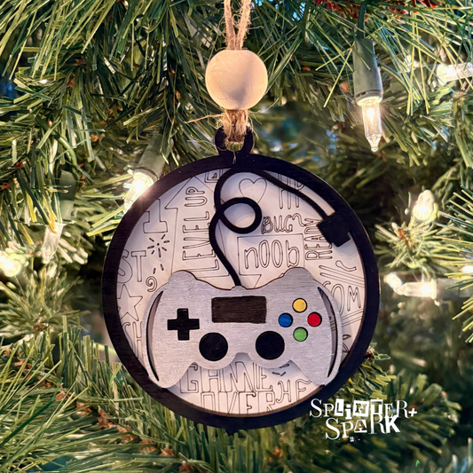 Level Up Gamer - Tree Ornament