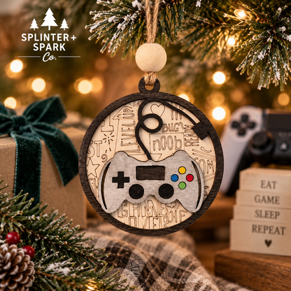 Level Up Gamer - Tree Ornament