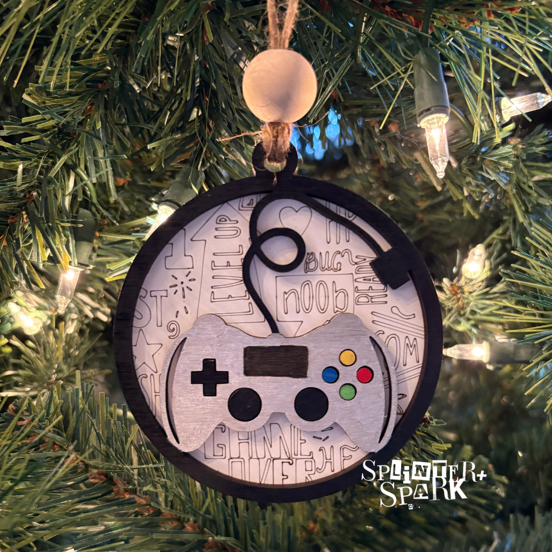 Level Up Gamer - Tree Ornament