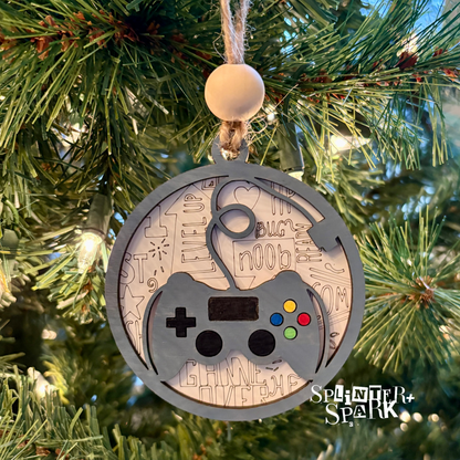 Level Up Gamer - Tree Ornament