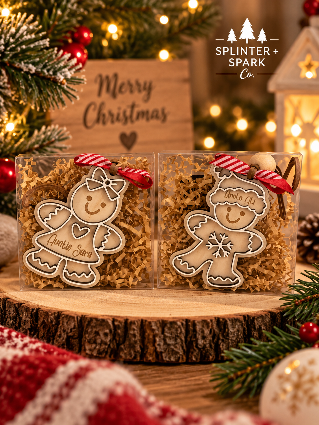 Adorable Gingerbread Ornament - Option to Personalize
