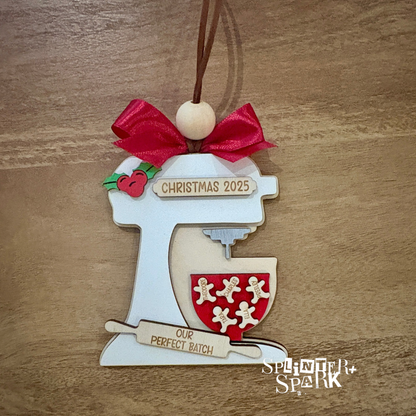 Our Perfect Batch - Personalized Mixer Family Tree Ornament