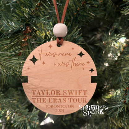 It Was Rare, I Was There - Taylor Swift Eras Tour 2024 - Tree Ornament