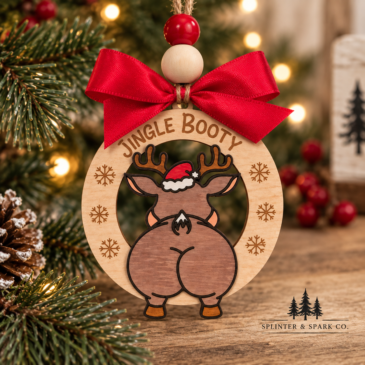 Jingle Butts - Funny Tree Ornaments