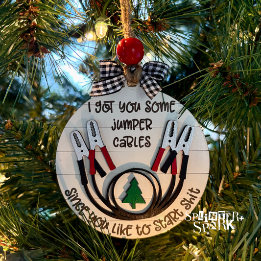 I Got You Some Jumper Cables - Tree Ornament