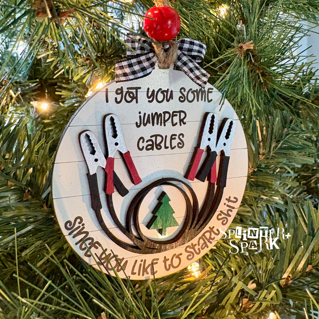 I Got You Some Jumper Cables - Tree Ornament