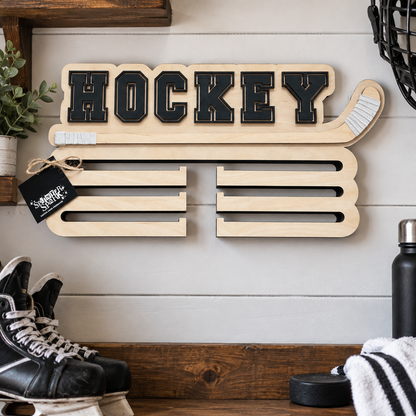 Hockey Metal Display Sign