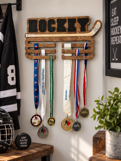 Hockey Metal Display Sign