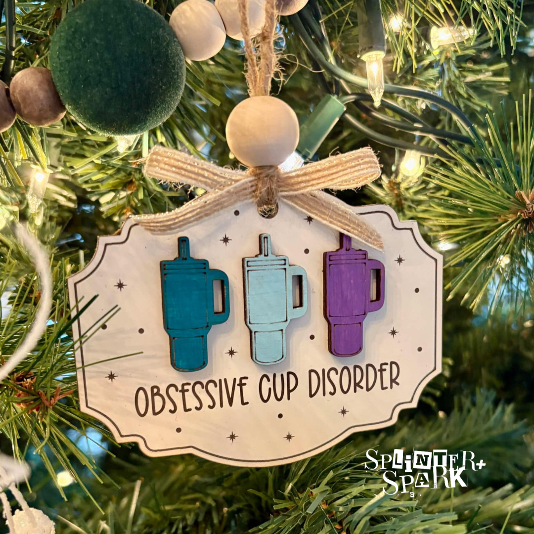 Obsessive Cup Disorder - Tree Ornament