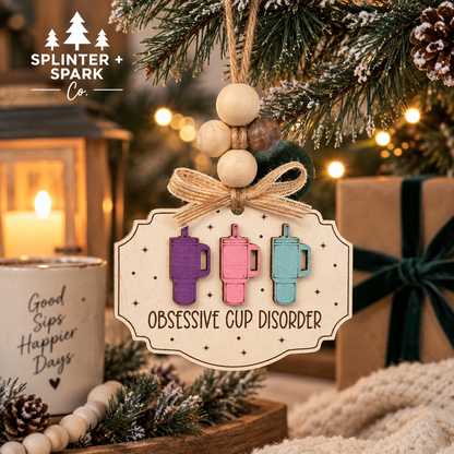 Obsessive Cup Disorder - Tree Ornament