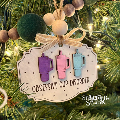 Obsessive Cup Disorder - Tree Ornament