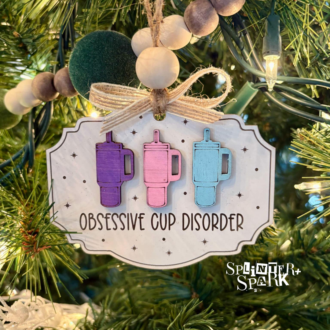 Obsessive Cup Disorder - Tree Ornament