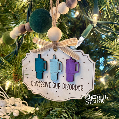 Obsessive Cup Disorder - Tree Ornament