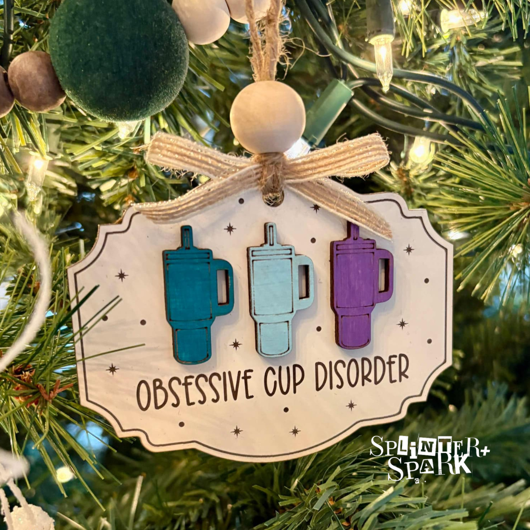 Obsessive Cup Disorder - Tree Ornament