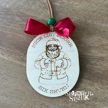 London ON Custom Tree Ornaments, 67, Santa