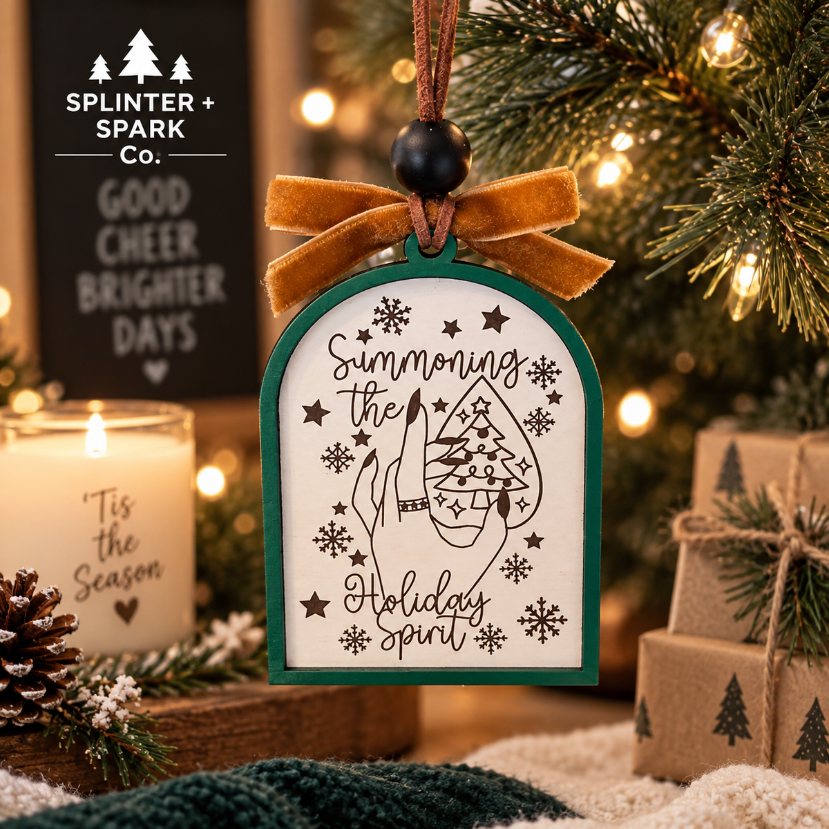 Summoning the Holiday Spirit - Tree Ornament