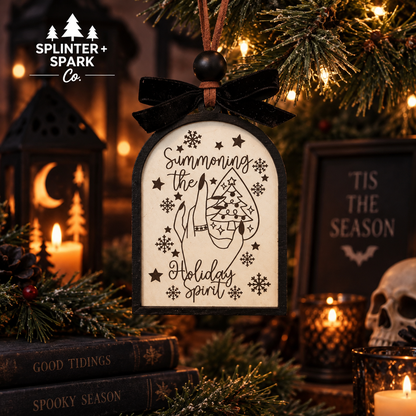 Summoning the Holiday Spirit - Tree Ornament
