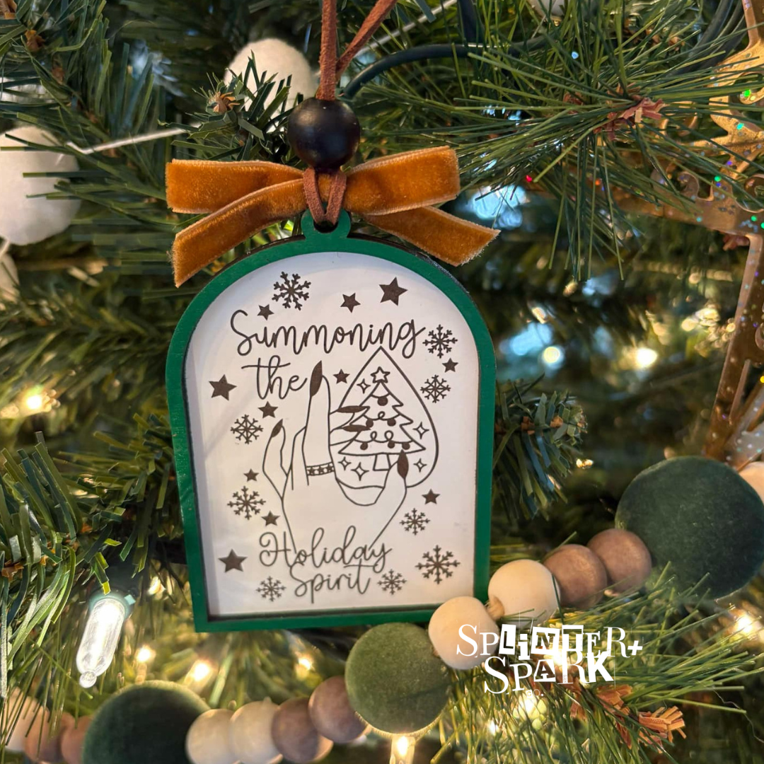 Summoning the Holiday Spirit - Tree Ornament