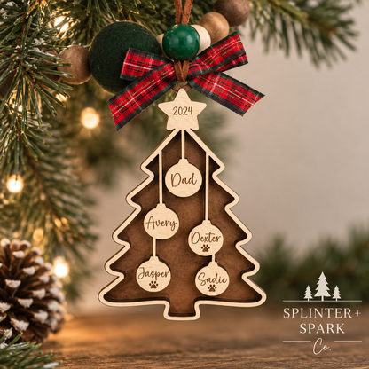 Family Tree - Personalized Ornament