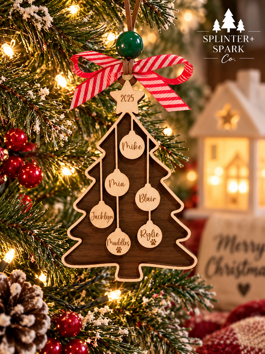 Family Tree - Personalized Ornament