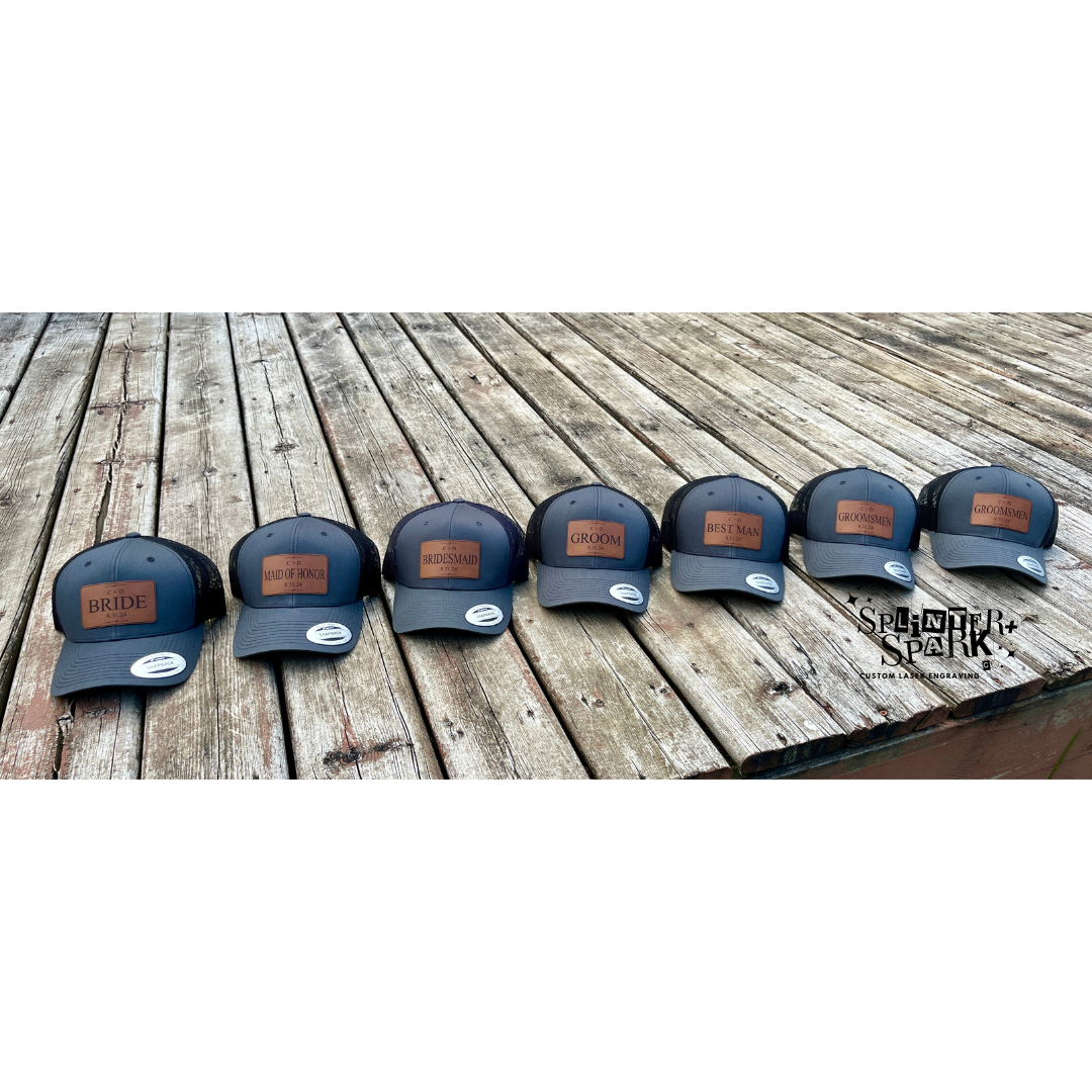I Do Crew Custom Hats - Wedding Party