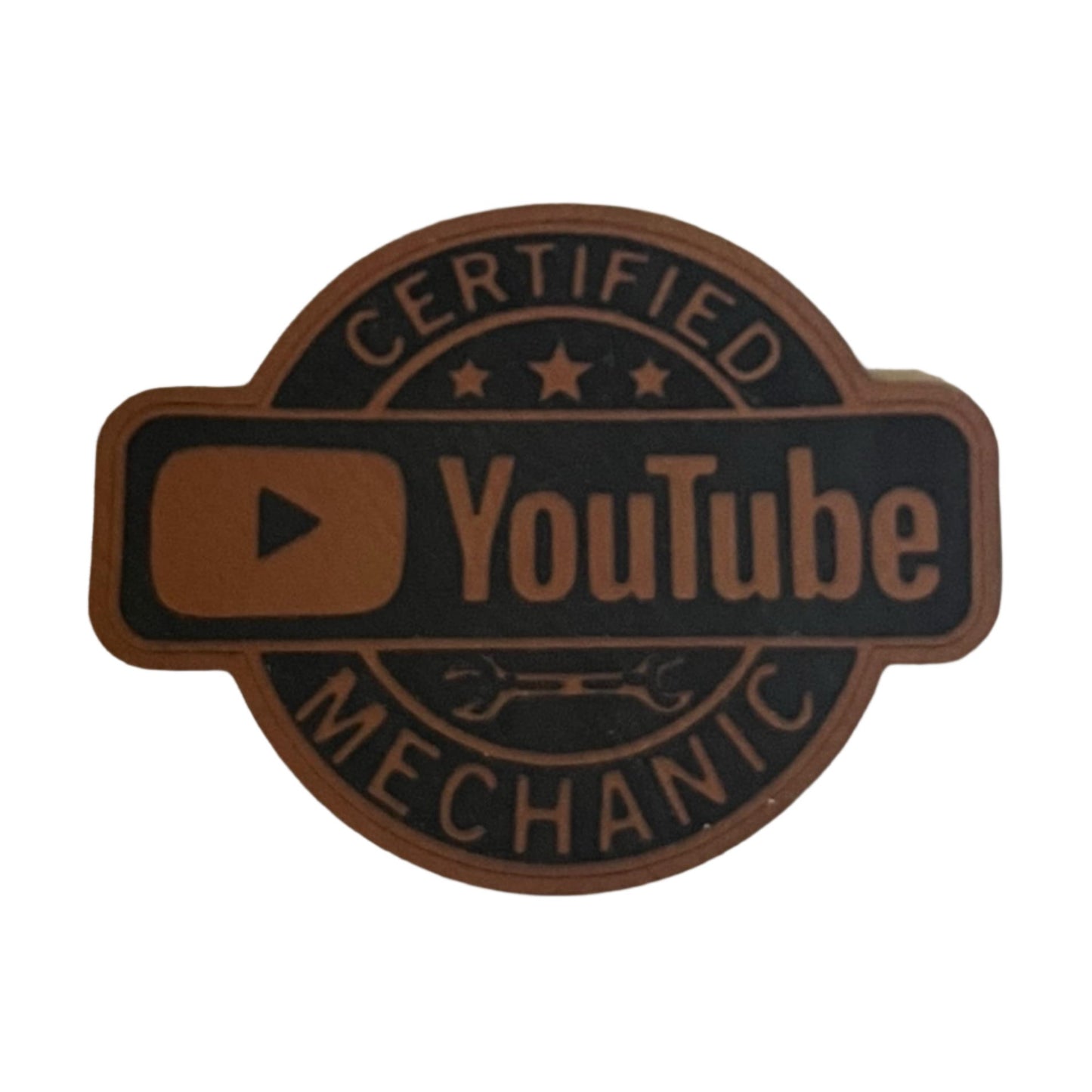 Custom Engraved Leatherette Patch